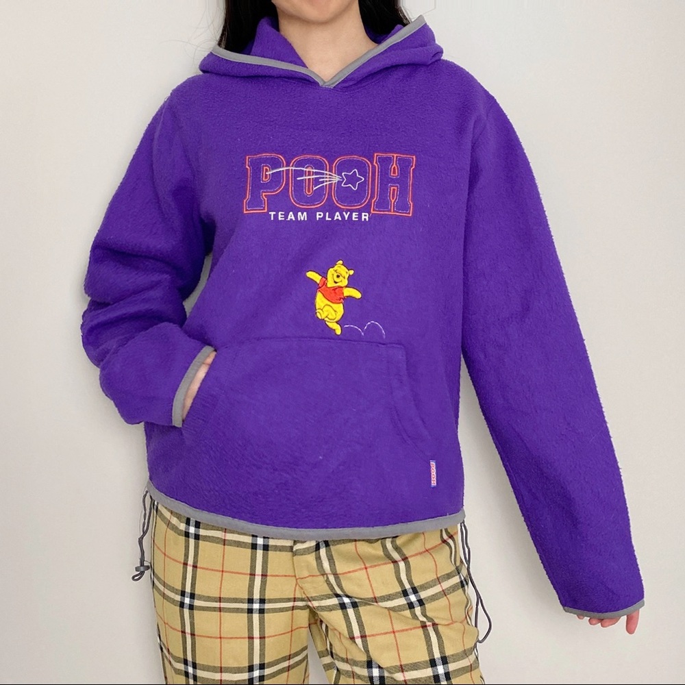 Vintage Winnie the Pooh fleece hoodie